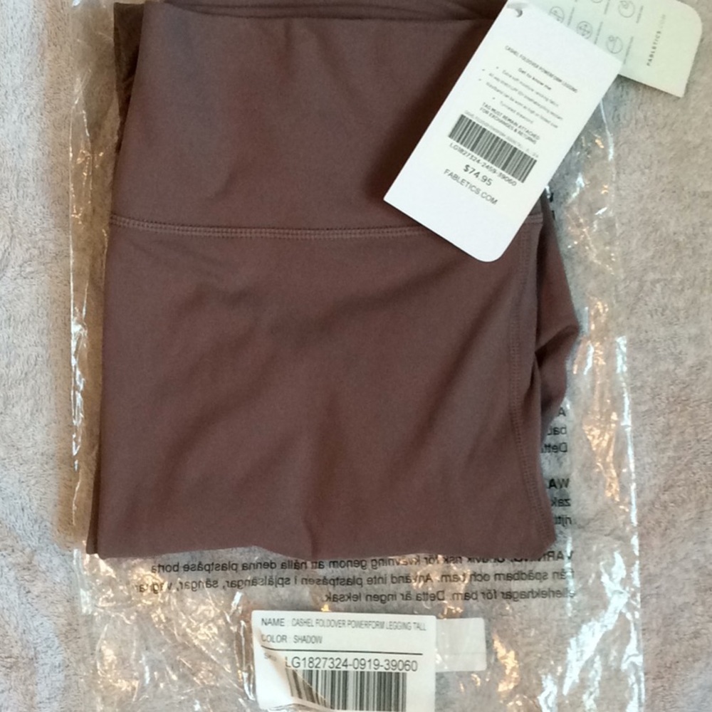 Fabletics Cashel Foldover Powerform Leggings NWT